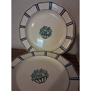 Victorian Wedgwood Etruria England Set Of 4 Salad Plates